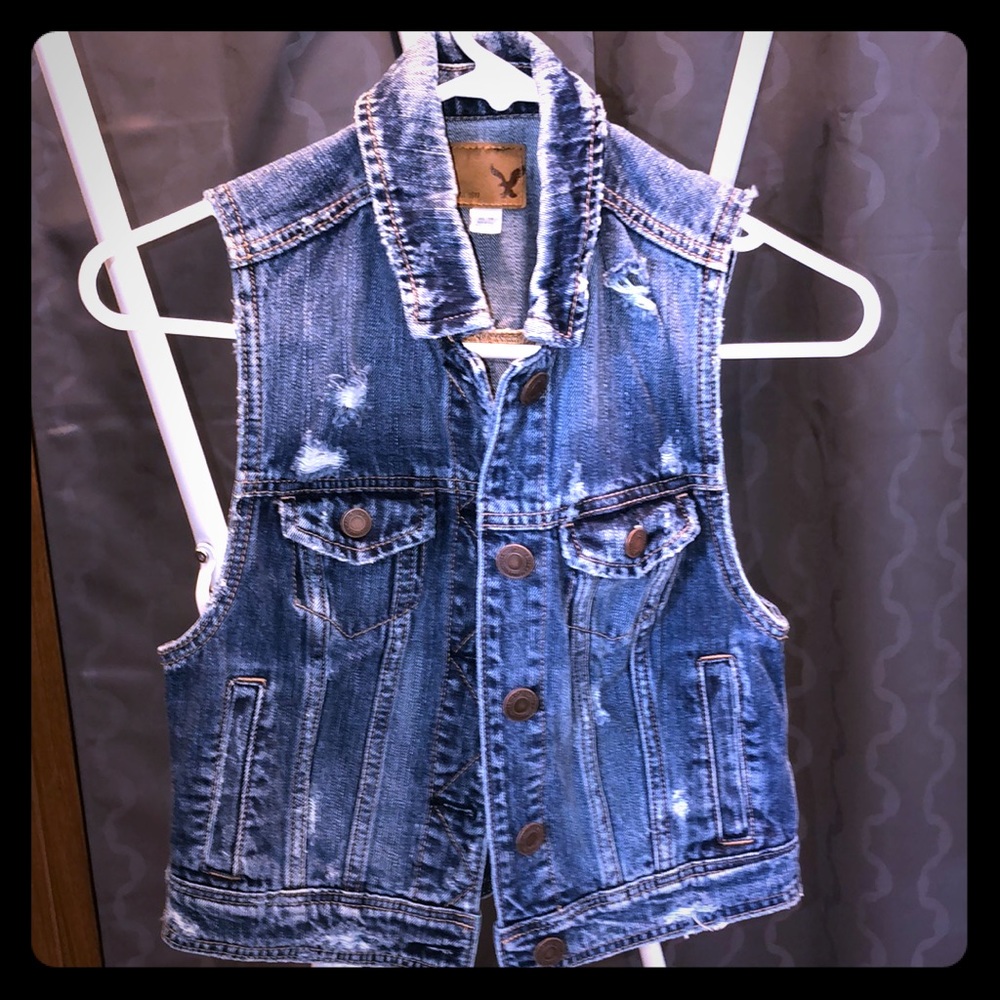 Brand new jean vest